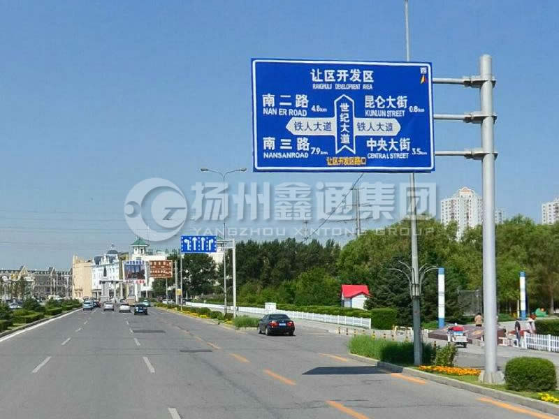 BZG-004，交通標(biāo)志桿，鍍鋅交通標(biāo)志桿