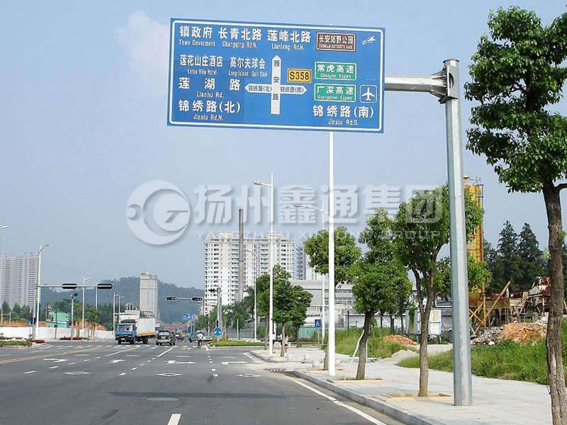 BZG-008，交通標(biāo)志桿，八棱交通標(biāo)志桿