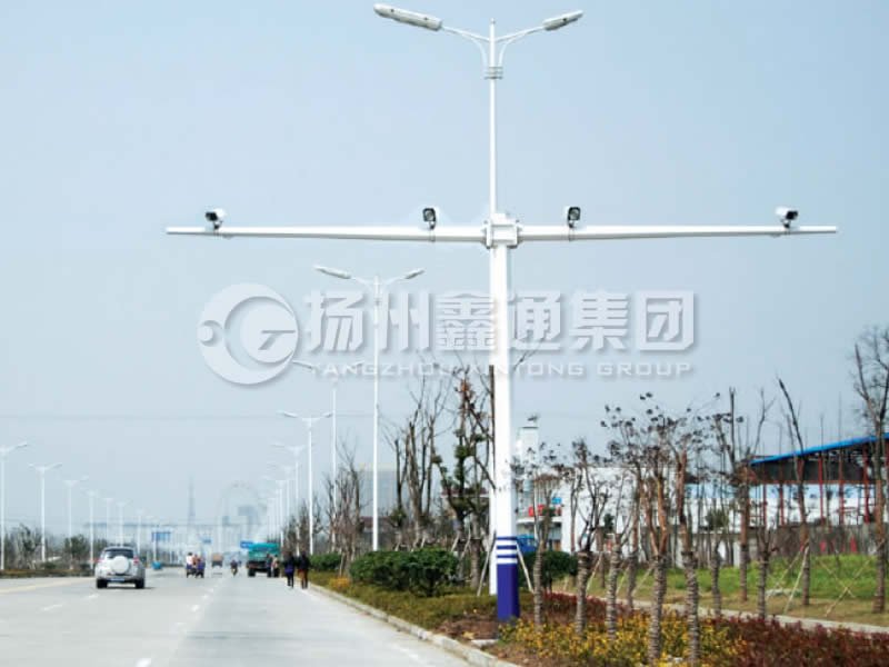 DJG-004，電子警察桿，T型八棱電警桿