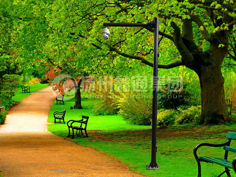 DJG-026，電子監(jiān)控桿，公園監(jiān)控桿