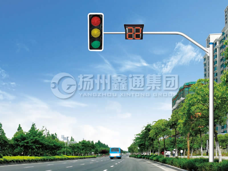 XHDG-010，彎臂信號燈桿，臨沂信號燈桿